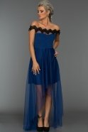 Вечернее Платье Короткое Спереди Длинное Сзади Ярко-синий AR38015