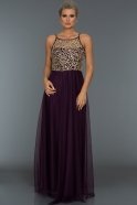Длинное Вечернее Платье Пурпурный AR38025