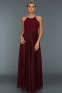 Длинное Вечернее Платье Бордовый AR38027