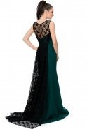 Длинное Вечернее Платье Изумрудно-зеленый C7205