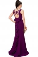 Длинное Вечернее Платье Пурпурный GG6728