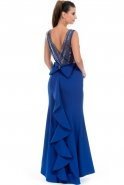 Длинное Вечернее Платье Ярко-синий C7164