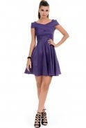 Короткое Вечернее Платье Пурпурный AB8036