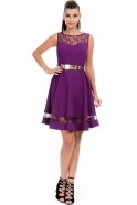 Короткие Ночные Платья Пурпурный N98387