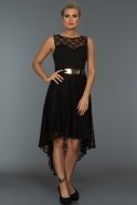 Короткое Вечернее Платье Черный N98511