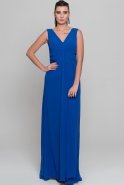 Длинное Вечернее Платье Ярко-синий C3275