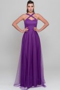 Длинное Вечернее Платье Пурпурный C7192