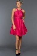 Короткое Вечернее Платье Светлая Фуксия DS366