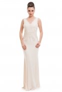 Длинное Вечернее Платье Белый S4087
