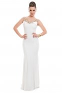 Длинное Выпускное Платье Белый AL8211