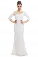 Длинное Выпускное Платье Белый AL8260