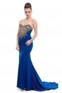 Длинное Выпускное Платье Ярко-синий AL7187