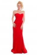 Длинное Вечернее Платье красный C3069