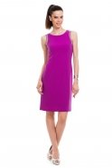 Короткое Вечернее Платье Пурпурный T1840