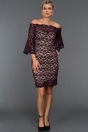 Короткое Вечернее Платье Пурпурный SS20933