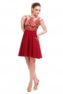 Короткое Вечернее Платье красный S3956