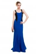 Длинное Выпускное Платье Ярко-синий C3242