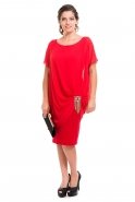 Вечернее Платье Большого Размера красный C5208