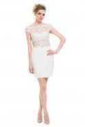 Короткое Выпускное Платье Белый K4335408