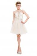Короткое Вечернее Платье Белый K4333396