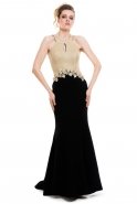 Длинное Вечернее Платье Черный M1462