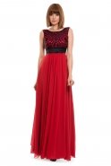 Длинное Вечернее Платье Бордовый F961