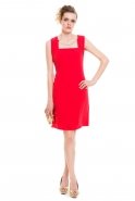 Короткое Вечернее Платье красный T2033