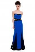Длинное Вечернее Платье Ярко-синий C3223