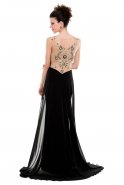 Длинное Вечернее Платье Черный K4337162