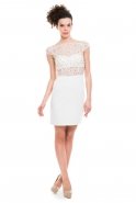Короткое Вечернее Платье Белый K4334354