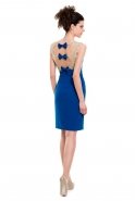 Короткое Вечернее Платье Ярко-синий O3938