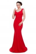 Длинное Вечернее Платье красный C3172