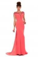 Длинное Вечернее Платье Коралловый K4342259