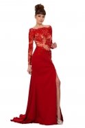Длинное Выпускное Платье красный K4335172