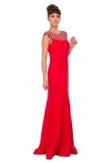 Длинное Вечернее Платье красный C6188