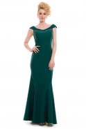 Длинное Вечернее Платье зелёный C6141