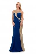 Длинное Вечернее Платье Ярко-синий O1180