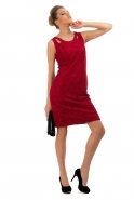 Короткое Вечернее Платье красный C5046
