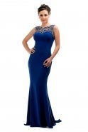 Длинное Вечернее Платье Ярко-синий C6137