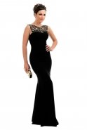 Длинное Вечернее Платье Черный C6137