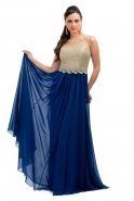 Длинное Вечернее Платье Ярко-синий O3624