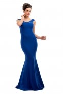 Длинное Вечернее Платье Ярко-синий C6141