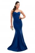 Длинное Вечернее Платье Ярко-синий O3636