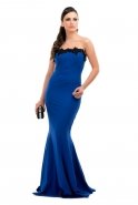 Длинное Вечернее Платье Ярко-синий C6120