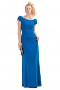 Длинное Выпускное Платье Ярко-синий O3598