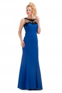 Длинное Вечернее Платье Ярко-синий C6123