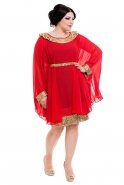 Вечернее Платье Большого Размера красный C5146