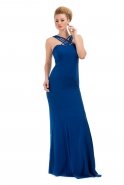 Длинное Вечернее Платье Ярко-синий C6064