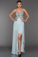 Длинное Вечернее Платье Светло-синий ALY7647