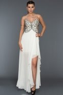 Длинное Вечернее Платье Белый ALY7647